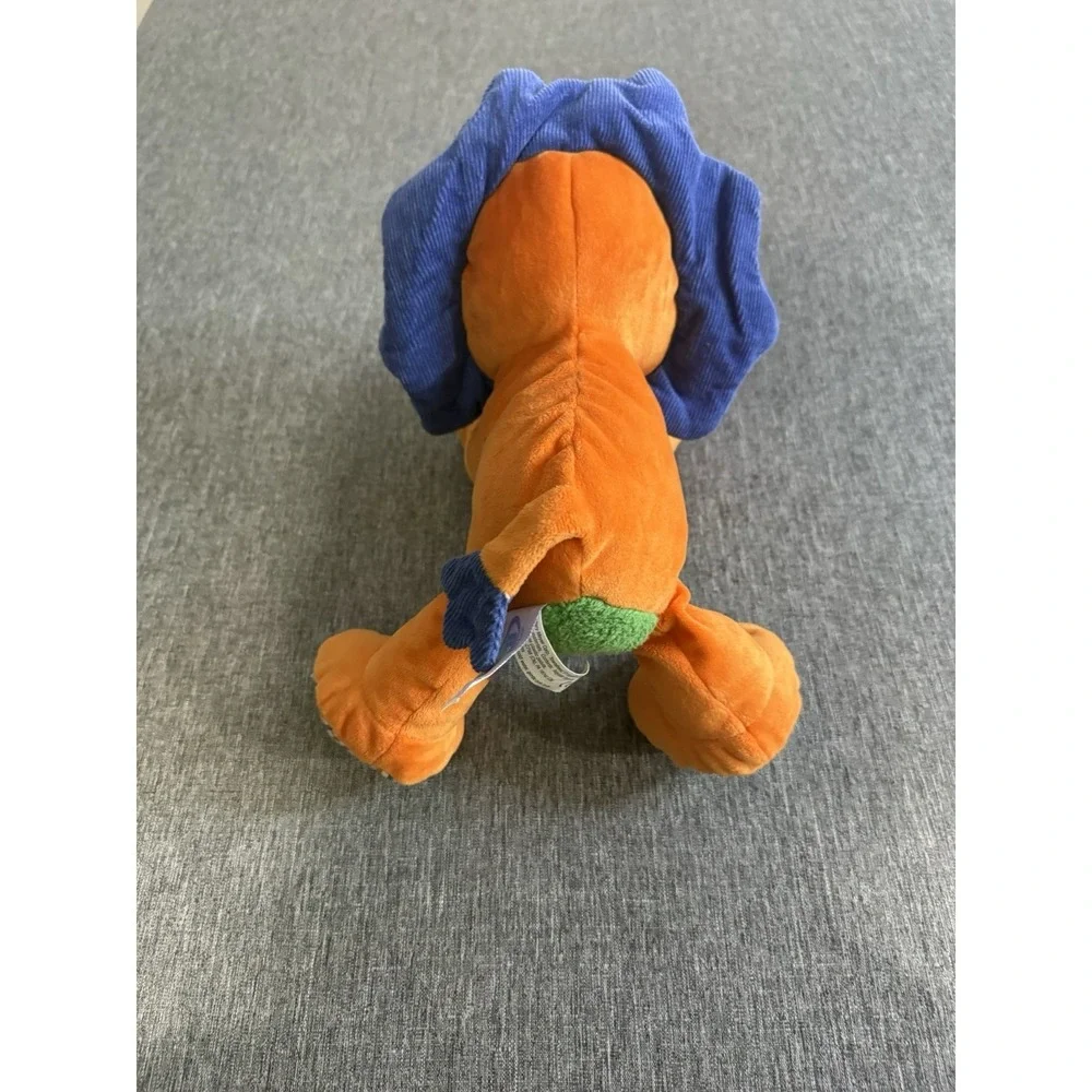 Baby Levi Lion Mary Meyer Plush Orange Plaid Feet Ears Nose Corduroy Mane 8